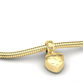 Hart asbedel zilver of goud. www.silentmemories.com